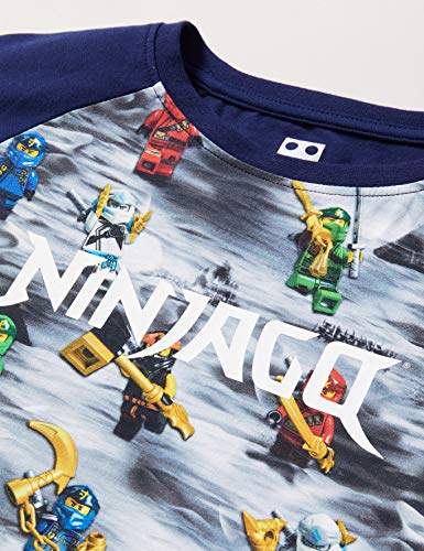 LEGO MW-Schlafanzug Ninjago Juego de Pijama, 590 Dark Navy, 92 para Niños