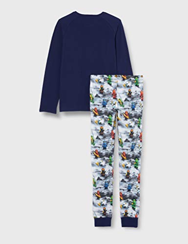 LEGO MW-Schlafanzug Ninjago Juego de Pijama, 590 Dark Navy, 92 para Niños