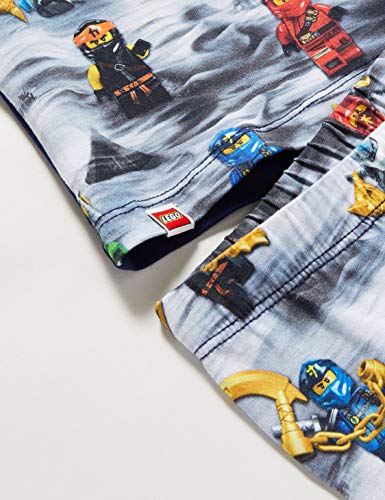 LEGO MW-Schlafanzug Ninjago Juego de Pijama, 590 Dark Navy, 92 para Niños