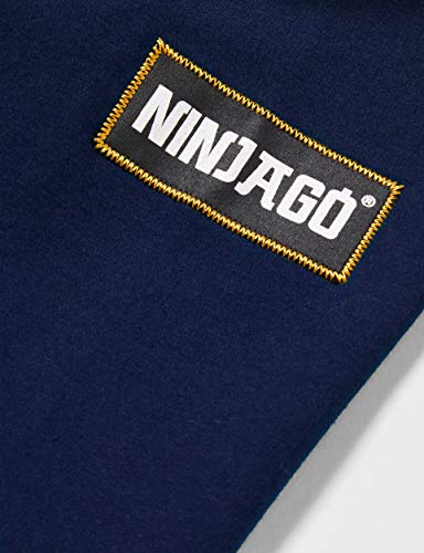 LEGO MW-Sweatshirt mit Kapuze Ninjago Sudadera con Capucha, 590 Azul Marino, 92 cm para Niños