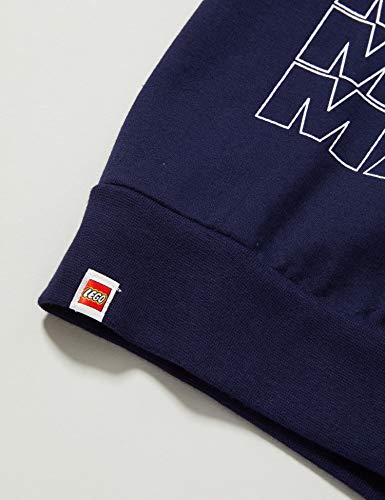 LEGO MWb-Sweatshirt Ninjago Sudadera, 590 Azul Marino, 98 cm para Niños