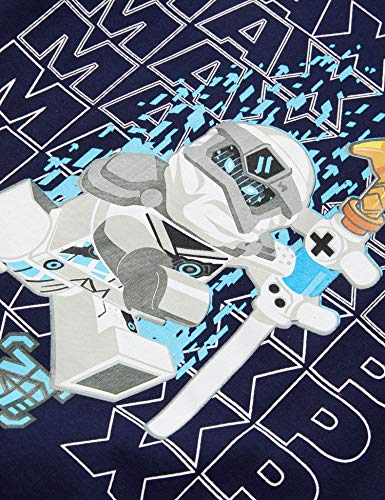 LEGO MWb-Sweatshirt Ninjago Sudadera, 590 Azul Marino, 98 cm para Niños