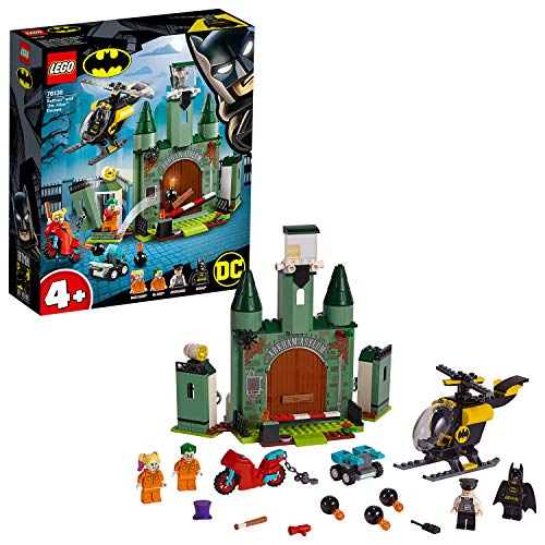 LEGO Super Heroes - Batman y la Huida del Joker Juguete de construcción de Aventuras de Superhéroes, incluye la Prisión de Arkham y Minifigura de Harley Quinn, Novedad 2019 (76138)