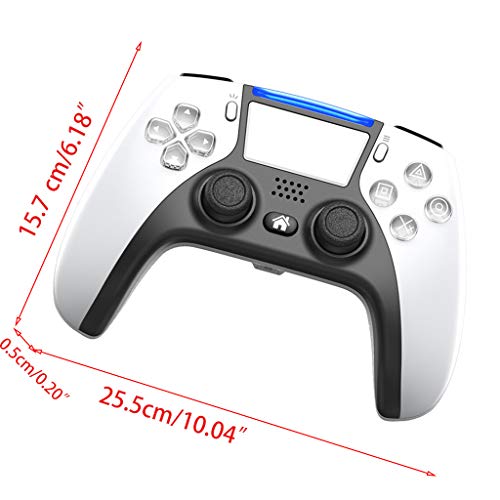 Leiouser - Joystick inalámbrico Bluetooth para PS4 para mando inalámbrico Soy Playstatin 4 compatible con PS4/PC/Androd teléfonos