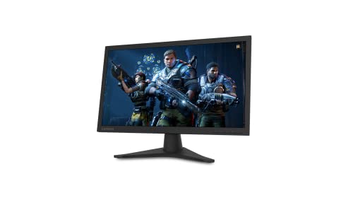 Lenovo G24-10 - Monitor Gaming 23.6" FullHD (TN, 144Hz, 1ms, HDMI, DP, FreeSync Premium y G-Sync, Base Metálica) Ajuste de inclinación - Negro