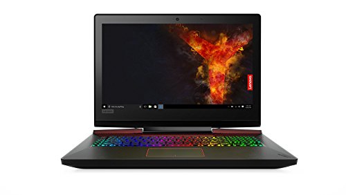 Lenovo Legion Y920-17IKB - Ordenador portátil gaming de 17.3" FullHD (Intel Core i7-7820HK, 16GB de RAM, 1TB HDD + 256GB de SSD, Nvidia GTX1070 de 8GB, Windows10) negro. Teclado QWERTY español