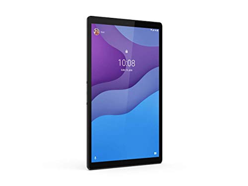Lenovo Tab M10 HD (2ª generación) Tablet, pantalla 10.1" HD, procesador MediaTek Helio P22T, almacenamiento 32 GB ampliable hasta 1 TB, RAM 2 GB, WiFi + LTE, 2 altavoces, Android Q, Iron Grey