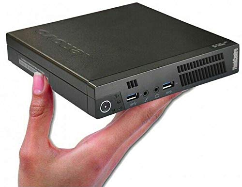Lenovo ThinkCentre M93p USDT Tiny Quad Core i5-4590T - Ordenador de sobremesa (256GB Disco Duro SSD, 8 GB de Memoria, Win 10 Pro, Wi-Fi (Reacondicionado)