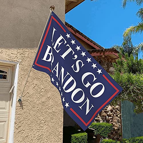 Lets Go Brandon Flag,Funny Flags for College Dorm,College Dorm Flag,Banner Durable Polyester Indoor Outdoor College Dorm Room Wall Tapestry Outdoor Flag,3x5 Feet (style 1)