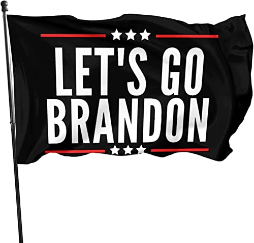 Lets Go Brandon Flag,Funny Flags for College Dorm,College Dorm Flag,Banner Durable Polyester Indoor Outdoor College Dorm Room Wall Tapestry Outdoor Flag,3x5 Feet (style 1)