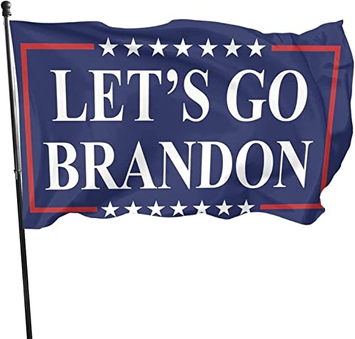 Lets Go Brandon Flag,Funny Flags for College Dorm,College Dorm Flag,Banner Durable Polyester Indoor Outdoor College Dorm Room Wall Tapestry Outdoor Flag,3x5 Feet (style 1)