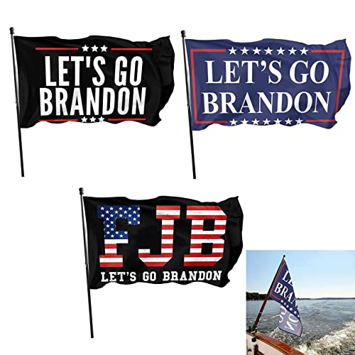 Lets Go Brandon Flag,Funny Flags for College Dorm,College Dorm Flag,Banner Durable Polyester Indoor Outdoor College Dorm Room Wall Tapestry Outdoor Flag,3x5 Feet (style 1)