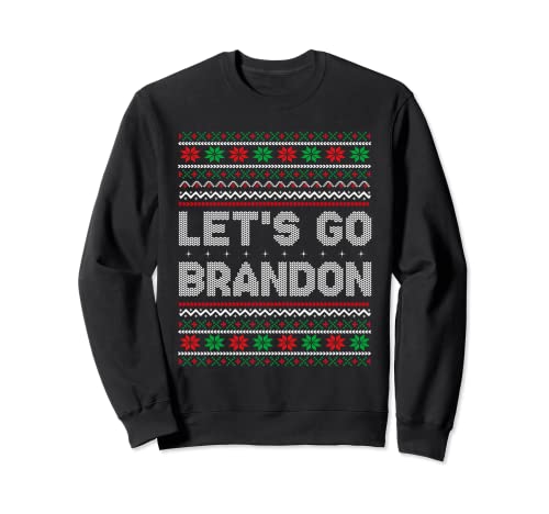 Let's Go Brandon Impeach 46 Anti Biden Chant Feo Navidad Sudadera