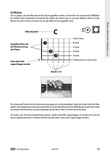 Let's Play Guitar: Songbook und Gitarrenschule + 2 CDs und QR-Code. Mit Songs von Eric Clapton, Bob Dylan, Cat Stevens, R.E.M. Oasis, Beatles, Rolling Stones, Green Day uvm.