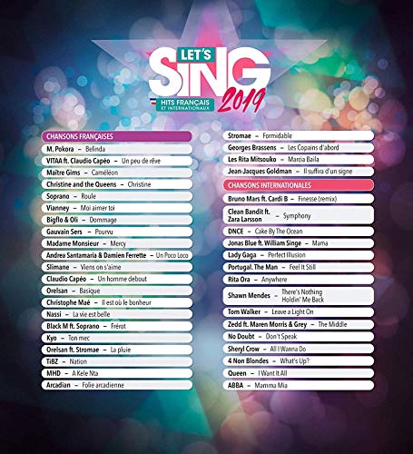 Let's Sing 2019: éxitos franceses e internacionales - 1 micrófono