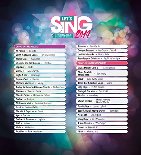 Let's Sing 2019: Hits Français et Internationaux - 2 Micros [Importación francesa]