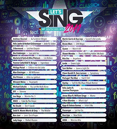Let's Sing 2019 mit deutschen Hits [+ 2 Mikrofone] (PlayStation PS4)