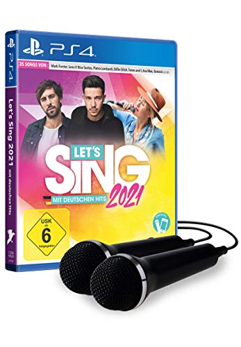 Let's Sing 2021 mit deutschen Hits [+ 2 Mics] (PlayStation 4) [Importación alemana]