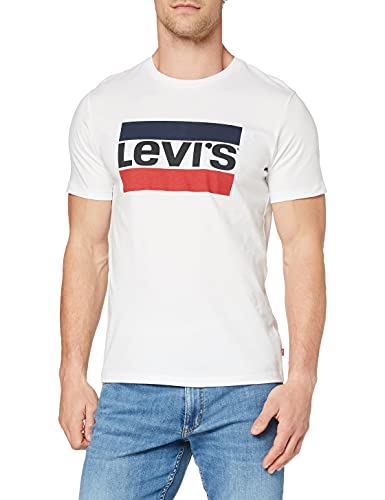 Levi's Graphic Camiseta, 84 Sportswear Logo White White, M para Hombre