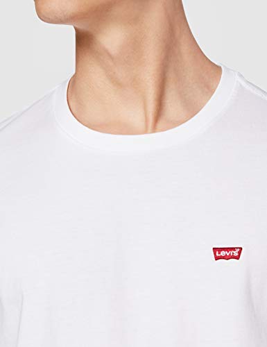 Levi's SS Original Hm tee Camiseta, Cotton + Patch White, L para Hombre