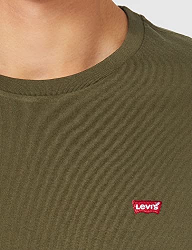 Levi's SS Original Hm tee Camiseta, Olive Night 0021, S para Hombre