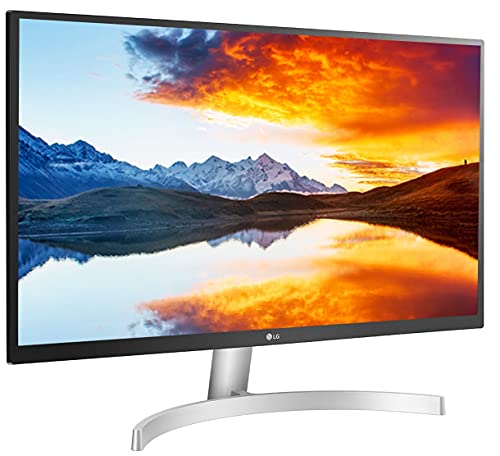 LG 27UL500-W pantalla para PC 68,6 cm (27") 4K Ultra HD LED Curva Mate Plata - Monitor (68,6 cm (27"), 3840 x 2160 Pixeles, 4K Ultra HD, LED, 5 ms, Plata)