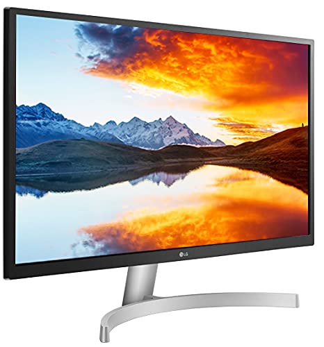 LG 27UL500-W pantalla para PC 68,6 cm (27") 4K Ultra HD LED Curva Mate Plata - Monitor (68,6 cm (27"), 3840 x 2160 Pixeles, 4K Ultra HD, LED, 5 ms, Plata)