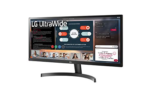 LG 29WL50S-B - Monitor de 73,66 cm (29"), 21:9 UltraWide(TM) Full HD IPS (AMD Radeon FreeSync, HDR 10, Modo AN, Maxxaudio, función multitarea), Color Negro