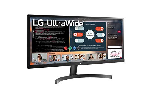 LG 29WL50S-B - Monitor de 73,66 cm (29"), 21:9 UltraWide(TM) Full HD IPS (AMD Radeon FreeSync, HDR 10, Modo AN, Maxxaudio, función multitarea), Color Negro