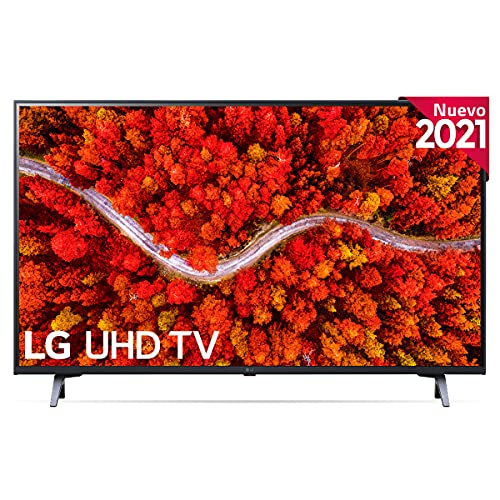 LG 43UP8000-ALEXA 2021-Smart TV 4K UHD 108 cm (43") con Procesador Quad Core, HDR10 Pro, HLG, Sonido Virtual Surround, HDMI 2.0, USB 2.0, Bluetooth 5.0, WiFi