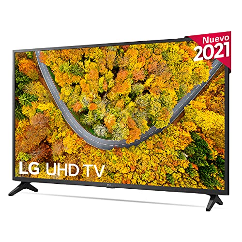 LG 50UP7500-ALEXA 2021-Smart TV 4K UHD 126 cm (50") con Procesador Quad Core, HDR10 Pro, HLG, Sonido Virtual Surround, HDMI 2.0, USB 2.0, Bluetooth 5.0, WiFi