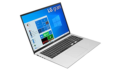 LG gram 17Z90P-G.AA88B Windows 11 Home - Portátil Ultraligero de 43,2cm (17") WQXGA 16:10 IPS (1,3Kg, autonomía 15h, Intel EvoTM i7 11ªgen., Iris Xe, 16GB RAM, 512GB SSD NVMe) Negro - Teclado Español