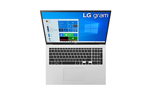LG gram 17Z90P-G.AA88B Windows 11 Home - Portátil Ultraligero de 43,2cm (17") WQXGA 16:10 IPS (1,3Kg, autonomía 15h, Intel EvoTM i7 11ªgen., Iris Xe, 16GB RAM, 512GB SSD NVMe) Negro - Teclado Español