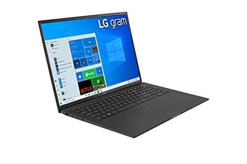 LG Gram 17Z90P - Portátil ultraligero de 17" WUXGA (Intel Core i7-1165G7, 32GB RAM, 1TB SSD, Iris Xe, Windows 11 Home) Negro - Teclado QWERTY español