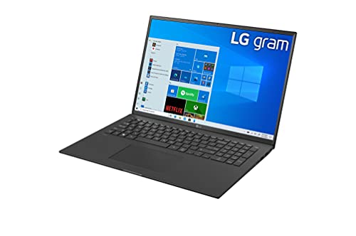 LG Gram 17Z90P - Portátil ultraligero de 17" WUXGA (Intel Core i7-1165G7, 32GB RAM, 1TB SSD, Iris Xe, Windows 11 Home) Negro - Teclado QWERTY español