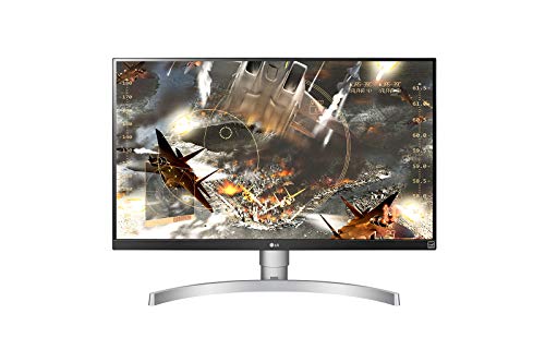 LG UHD 27UL650 - Monitor de 27 pulgadas IPS LED 4K con pantalla VESA HDR 400, blanco