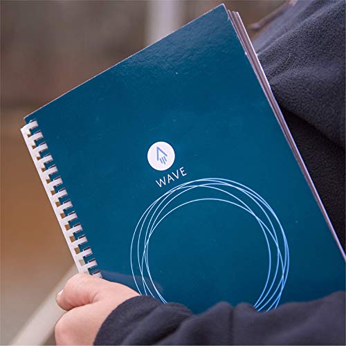 Libreta inteligente Wave de Rocketbook, color azul estándar