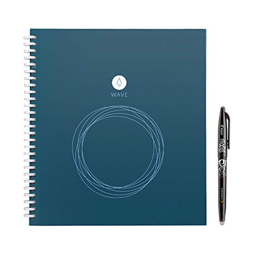 Libreta inteligente Wave de Rocketbook, color azul estándar