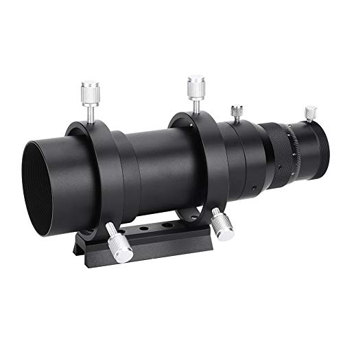 Liccx Alcance de guía de 50 mm, telescopio buscador, telescopio guía, Doble guía de Enfoque helicoidal, telescopio buscador para telescopio astronómico