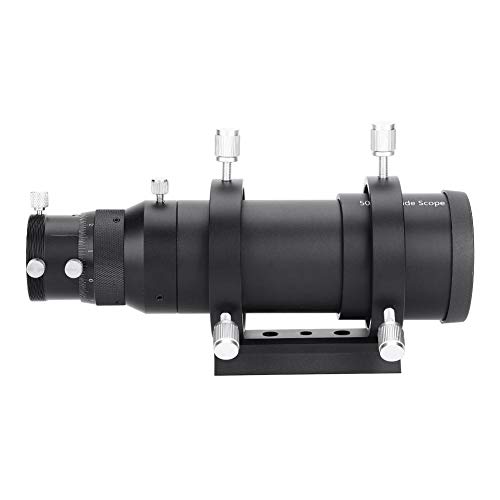 Liccx Alcance de guía de 50 mm, telescopio buscador, telescopio guía, Doble guía de Enfoque helicoidal, telescopio buscador para telescopio astronómico