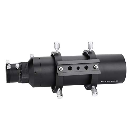 Liccx Alcance de guía de 60 mm, telescopio buscador, telescopio de guía de Enfoque helicoidal Doble de 60 mm para telescopio astronómico