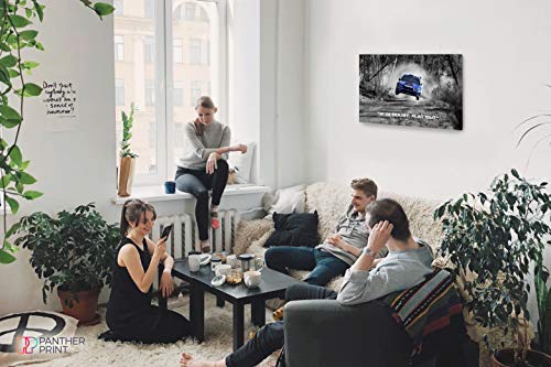 Lienzo decorativo para pared con cita plana de Subaru Wrx Rally Car Colin Mcrae If In Doubt (30 x 20)