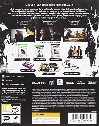 Life is Strange: Before the Storm - Limited Edition - Xbox One [Importación italiana]