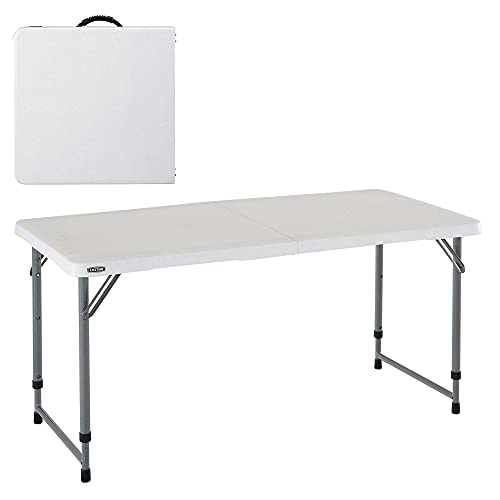 LIFETIME 4428 - Mesa plegable multiusos ultrarresistente, UV100, 122x61x56 - 91,5 cm