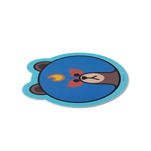 LINE Friends Brawl Stars - Alfombrilla de ratón para ordenador portátil, color azul