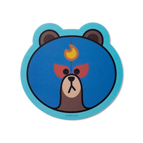 LINE Friends Brawl Stars - Alfombrilla de ratón para ordenador portátil, color azul