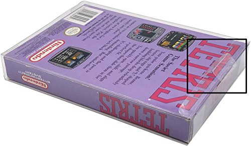 Link-e : 10 X Funda protectora de plástico transparente para Nintendo NES Game Boxes