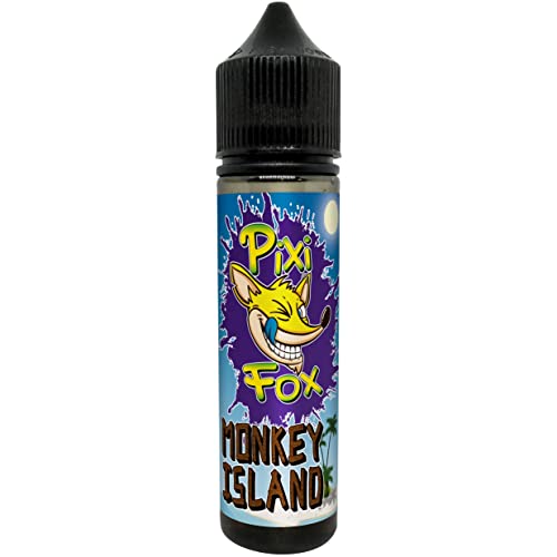 Liquido MONKEY ISLAND - SABOR Plátano y Crema de Cacahuete | PixiFox | 50 ml | 70VG / 30PG | Liquid Cig Electronicos | Sin Nico 0MG
