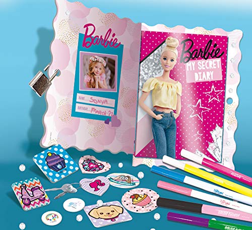 LISCIANI Barbie Mi diario secreto Nueva Edición-Juego Creativo para niñas a partir de 5 años, multicolor (86030)