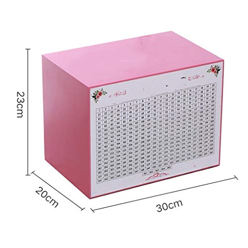 liushop Hucha Solo no se Puede ingresar a Piggy Bank Caja de depósito Grande 365 días Ahorre Dinero Plan Piggy Bank Hucha Contador